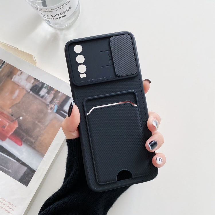 For vivo Y20 Sliding Camshield Card TPU + PC Case