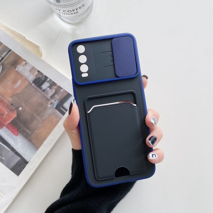 For vivo Y20 Sliding Camshield Card TPU + PC Case