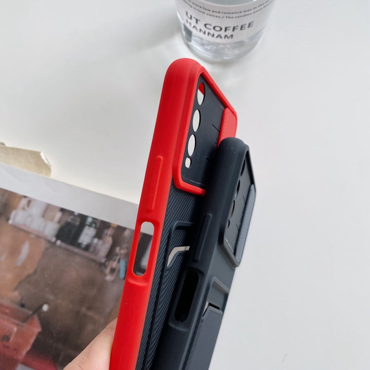 For vivo Y20 Sliding Camshield Card TPU + PC Case