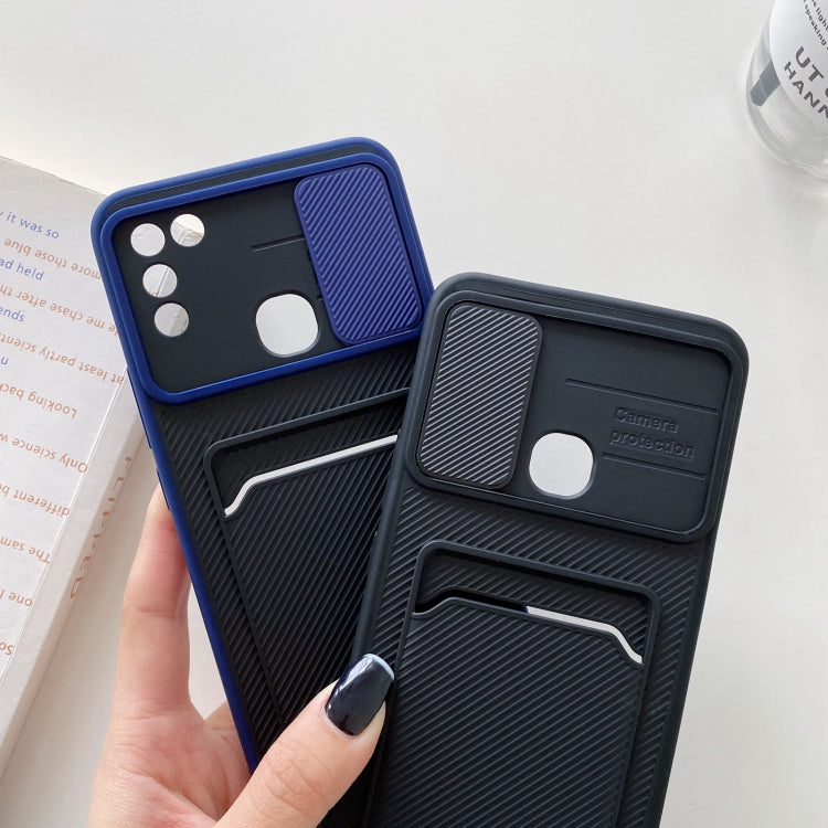 For Infinix Hot 10 Play Sliding Camshield Card TPU + PC Case