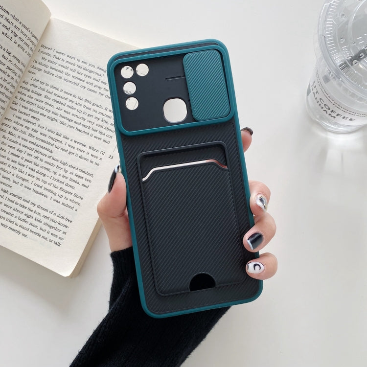For Infinix Hot 10 Play Sliding Camshield Card TPU + PC Case