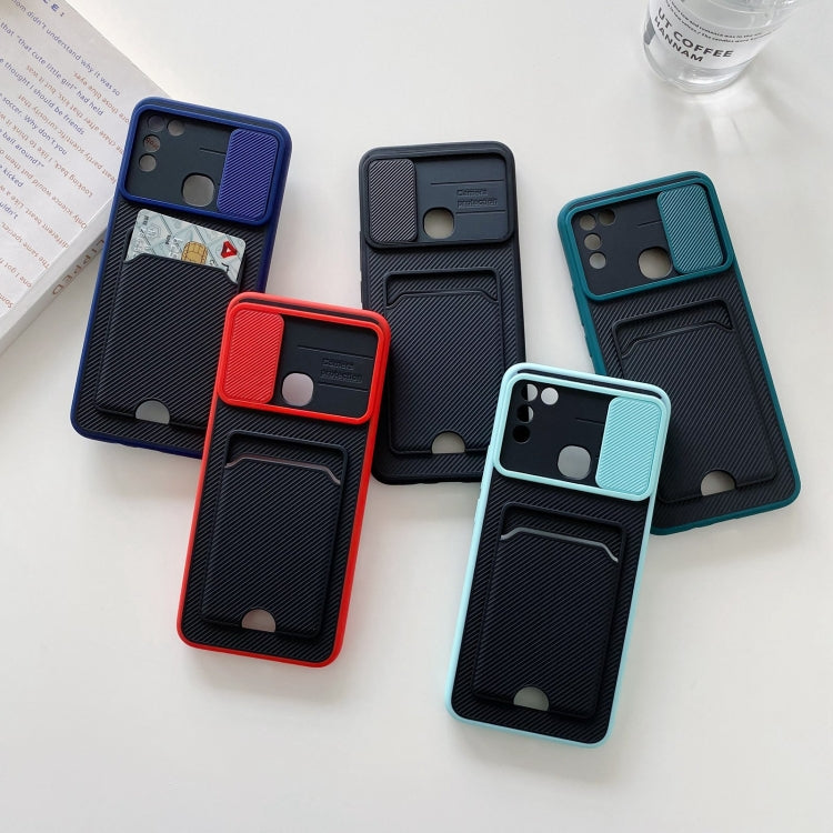 For Infinix Hot 10 Play Sliding Camshield Card TPU + PC Case