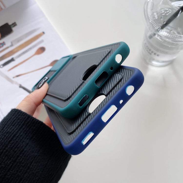 For Samsung Galaxy A72 5G / 4G Sliding Camshield Card TPU + PC Case