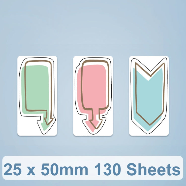 25 x 50mm 130 Sheets Thermal Printing Label Paper For NiiMbot D101 / D11