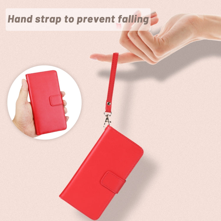 For iPhone 11 Pro Max Plain Weave Cowhide Leather Phone Case