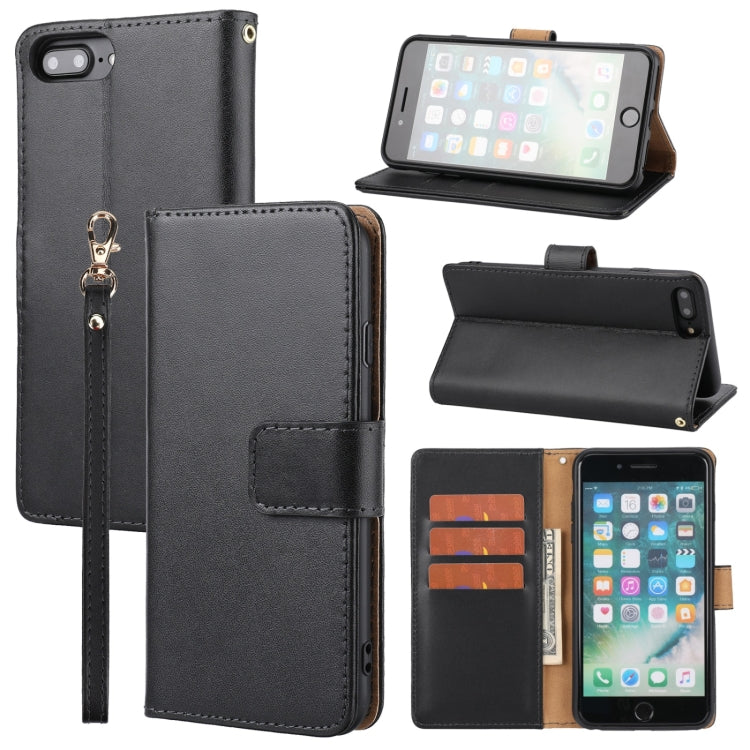 Plain Weave Cowhide Leather Phone Case For iPhone 8 Plus / 7 Plus / 6 Plus / 6s Plus