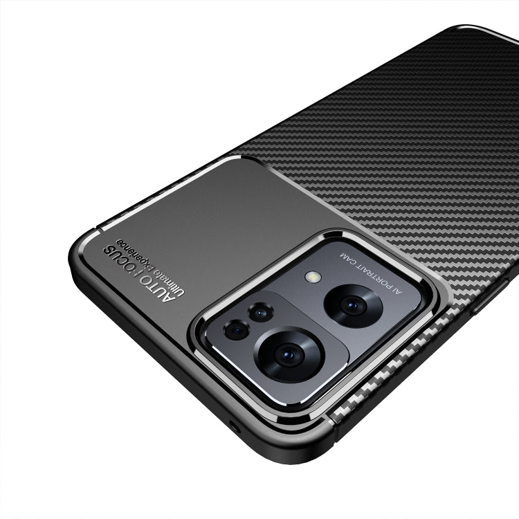 For OPPO Reno7 Pro 5G Carbon Fiber Texture Shockproof TPU Phone Case