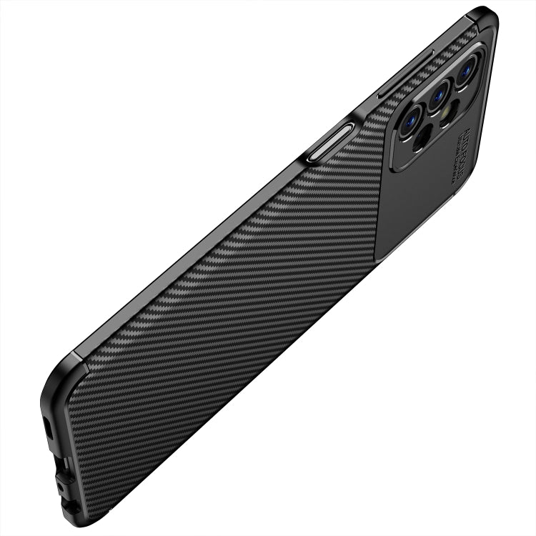 For Samsung Galaxy A13 4G Carbon Fiber Texture Shockproof TPU Phone Case
