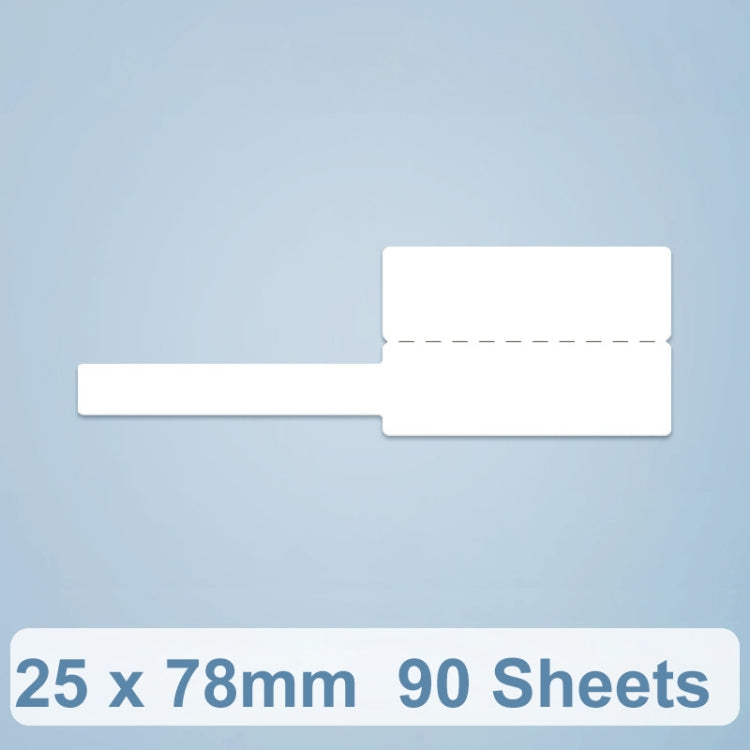 25 x 78mm  90 Sheets Thermal Label Data Cable Sort Stickers For NiiMbot D101 / D11