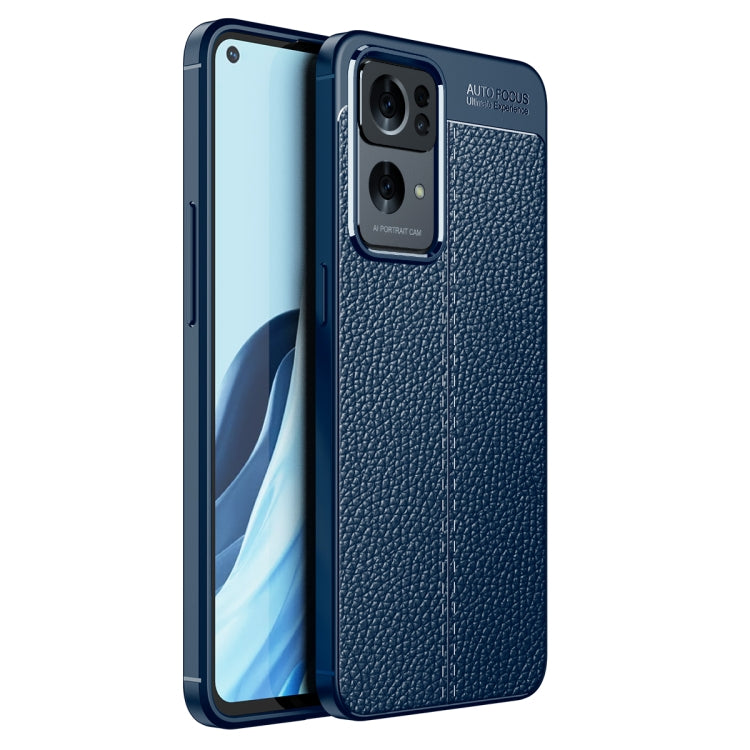 For OPPO Reno7 Pro 5G Litchi Texture Shockproof Phone TPU Case