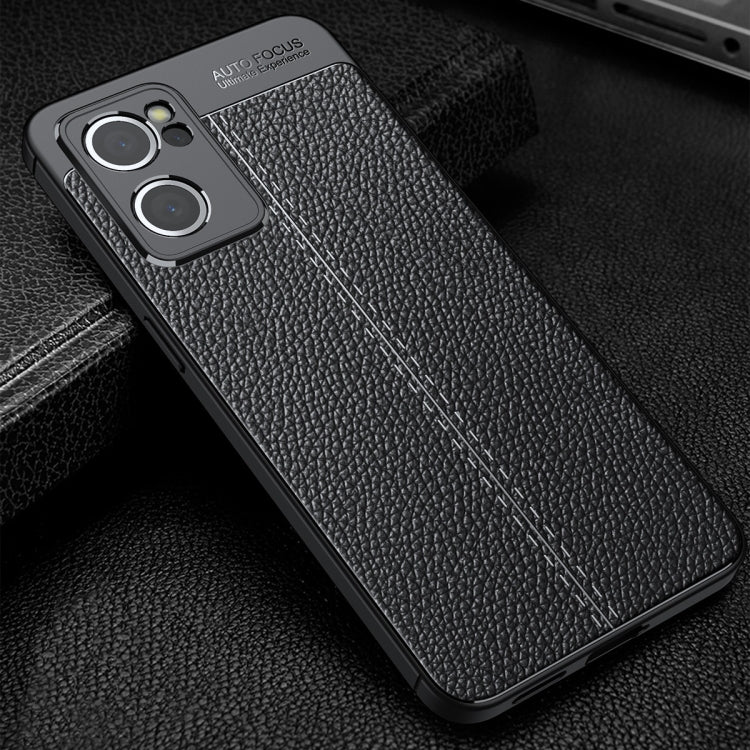 For OPPO Reno7 5G Litchi Texture Shockproof Phone TPU Case