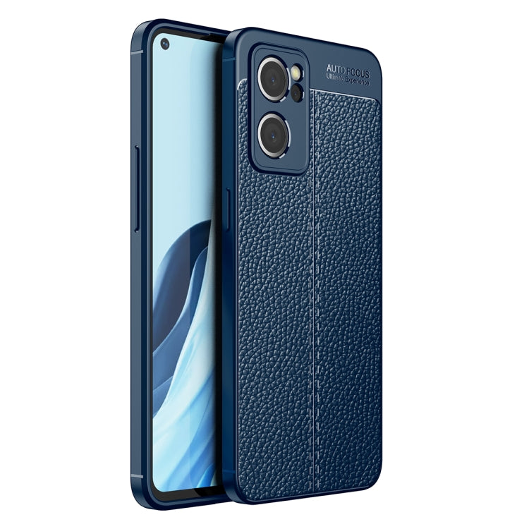 For OPPO Reno7 5G Litchi Texture Shockproof Phone TPU Case