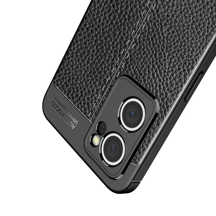 For OPPO Reno7 5G Litchi Texture Shockproof Phone TPU Case