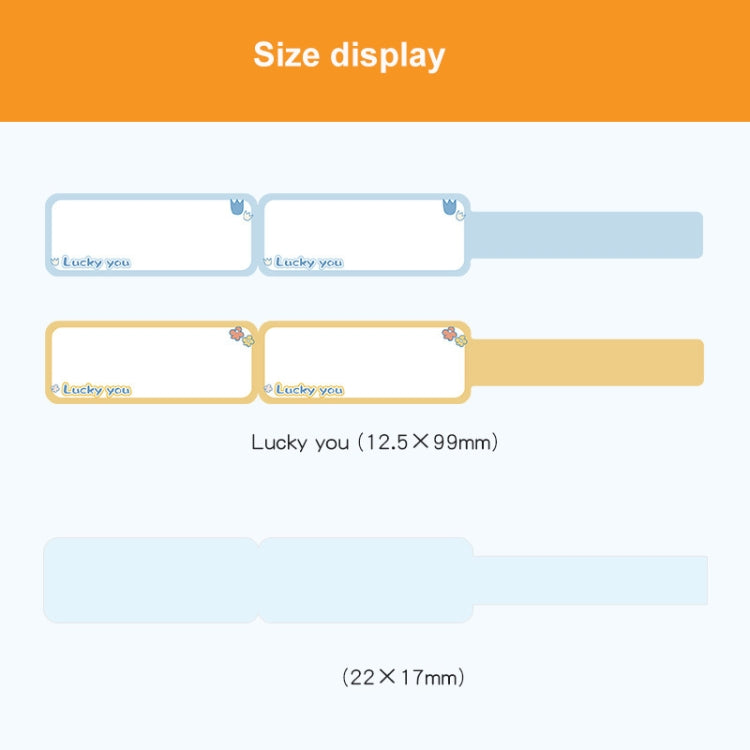 12.5 x 99mm 70 Sheets Thermal Label Data Cable Sort Stickers For NiiMbot D101 / D11
