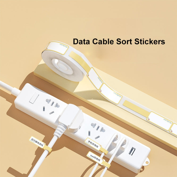 12.5 x 99mm 70 Sheets Thermal Label Data Cable Sort Stickers For NiiMbot D101 / D11