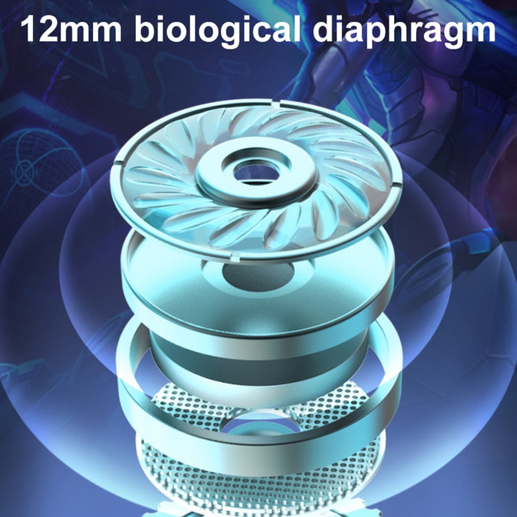 MD518 TWS Stereo Wireless Gaming Bluetooth Earphone(Black)