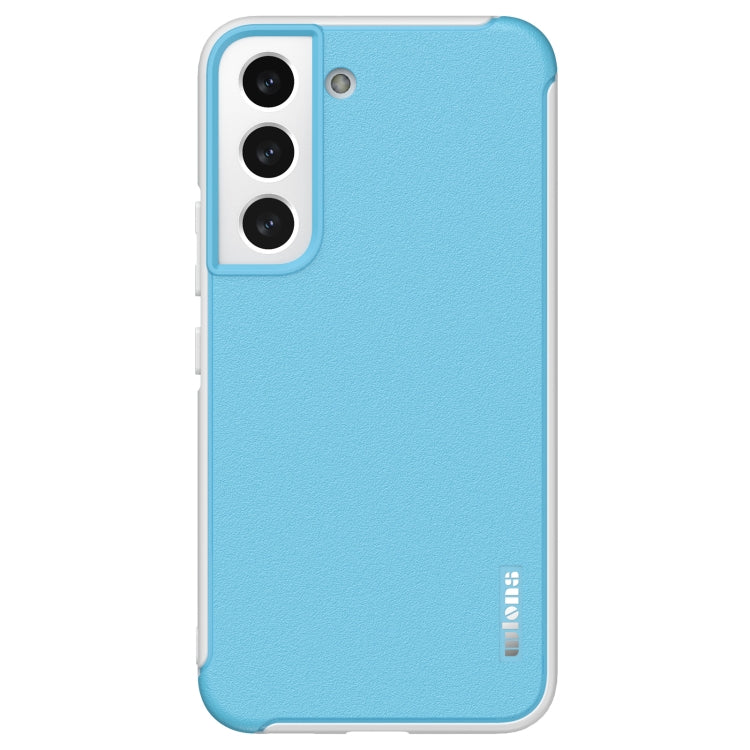 For Samsung Galaxy S22+ 5G wlons PC + TPU Shockproof Phone Case(Blue)