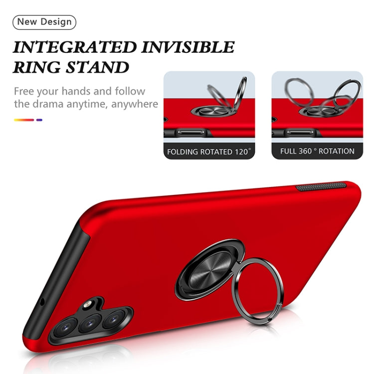 For Samsung Galaxy A13 5G PC + TPU Magnetic Phone Case with Invisible Ring Holder