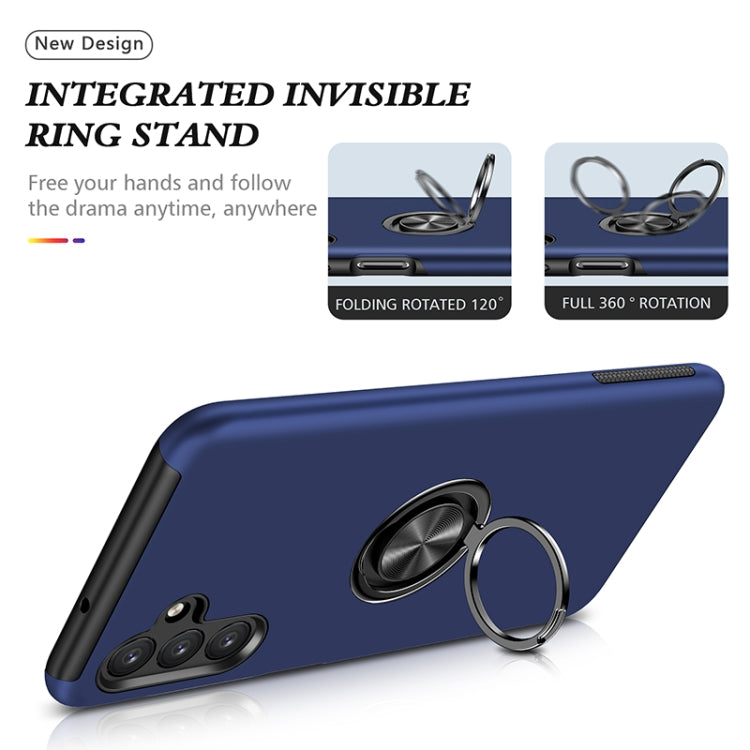 For Samsung Galaxy A13 5G PC + TPU Magnetic Phone Case with Invisible Ring Holder