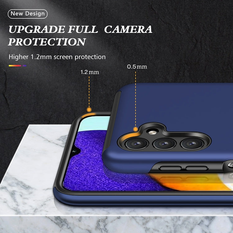 For Samsung Galaxy A13 5G PC + TPU Magnetic Phone Case with Invisible Ring Holder