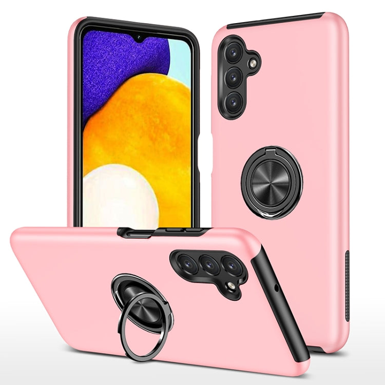 For Samsung Galaxy A13 5G PC + TPU Magnetic Phone Case with Invisible Ring Holder