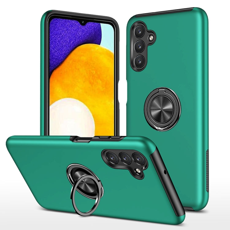 For Samsung Galaxy A13 5G PC + TPU Magnetic Phone Case with Invisible Ring Holder