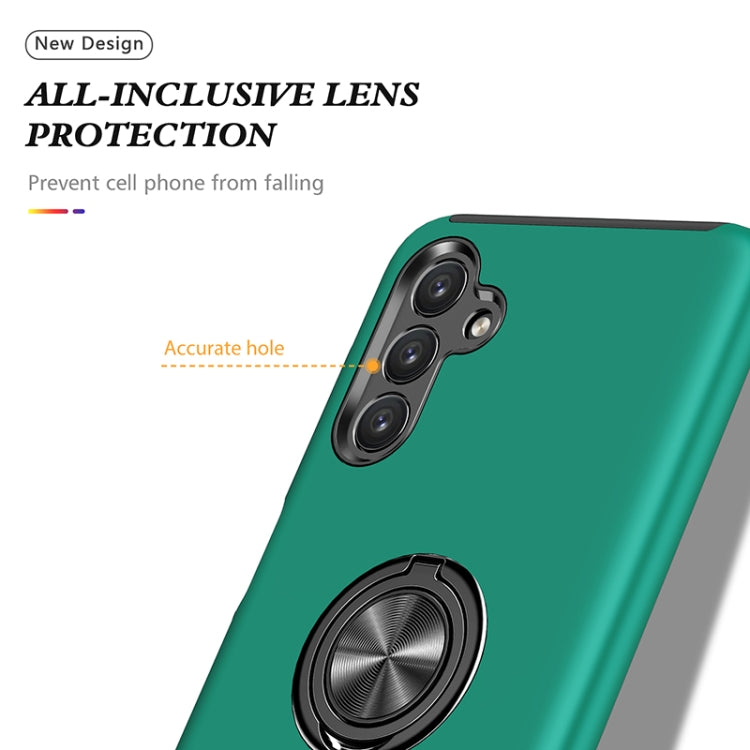 For Samsung Galaxy A13 5G PC + TPU Magnetic Phone Case with Invisible Ring Holder