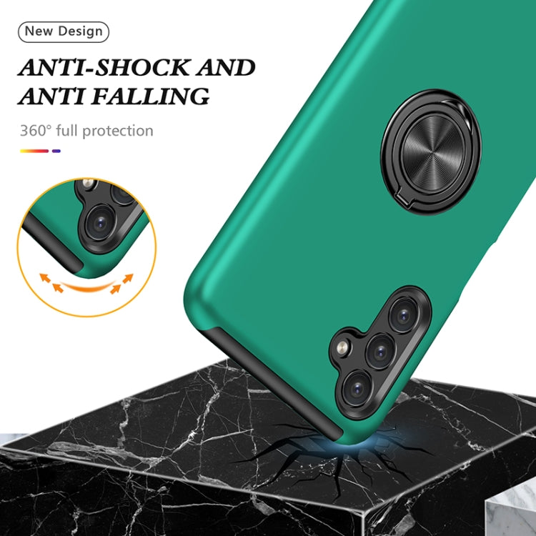 For Samsung Galaxy A13 5G PC + TPU Magnetic Phone Case with Invisible Ring Holder