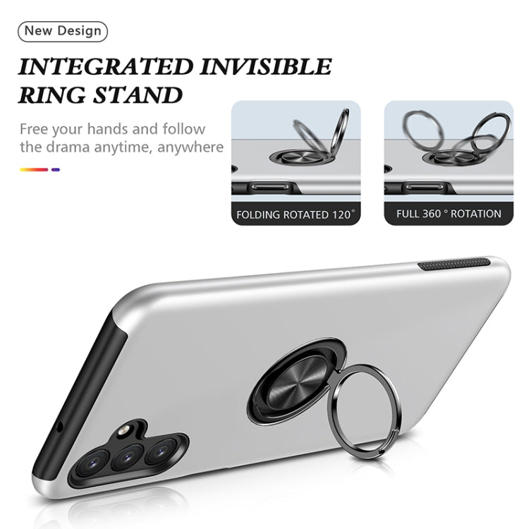 For Samsung Galaxy A13 5G PC + TPU Magnetic Phone Case with Invisible Ring Holder