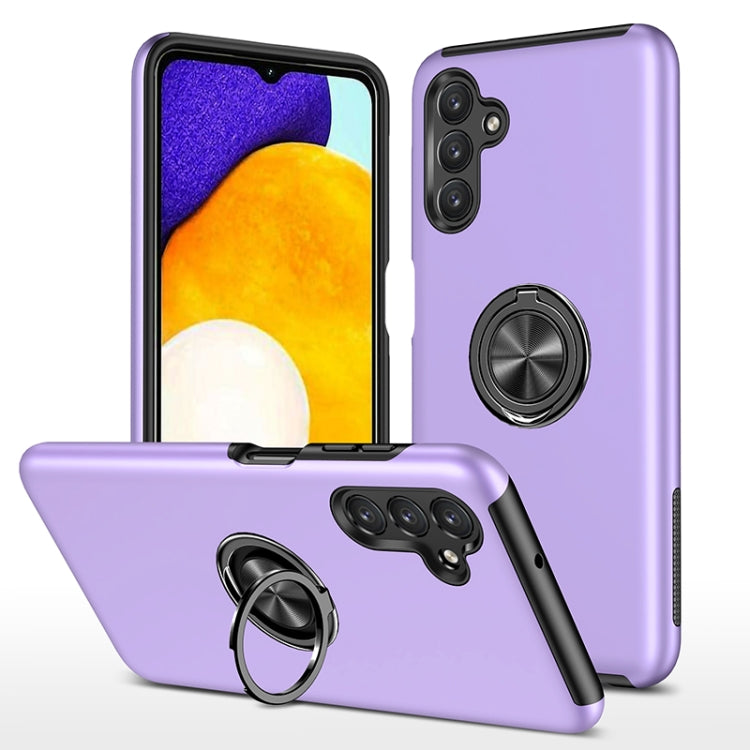 For Samsung Galaxy A13 5G PC + TPU Magnetic Phone Case with Invisible Ring Holder