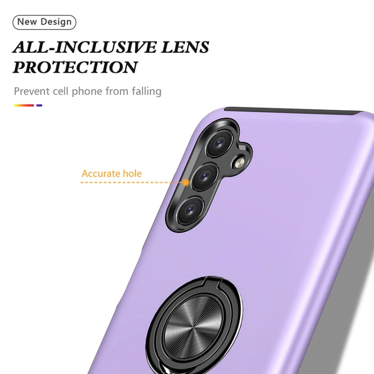 For Samsung Galaxy A13 5G PC + TPU Magnetic Phone Case with Invisible Ring Holder