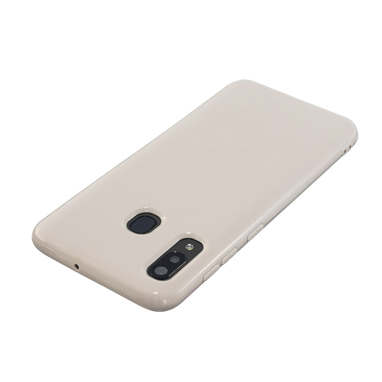 For Galaxy A20e 2.0mm Thick TPU Candy Color Protective Case