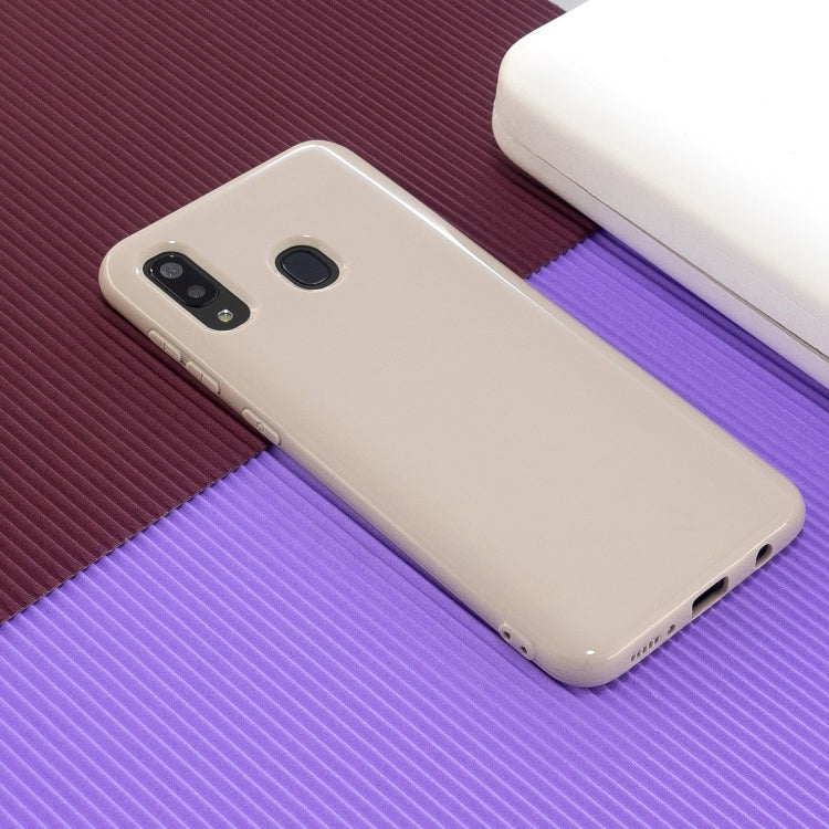 For Galaxy A20e 2.0mm Thick TPU Candy Color Protective Case