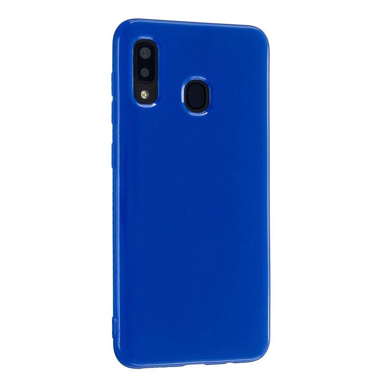 For Galaxy A20e 2.0mm Thick TPU Candy Color Protective Case