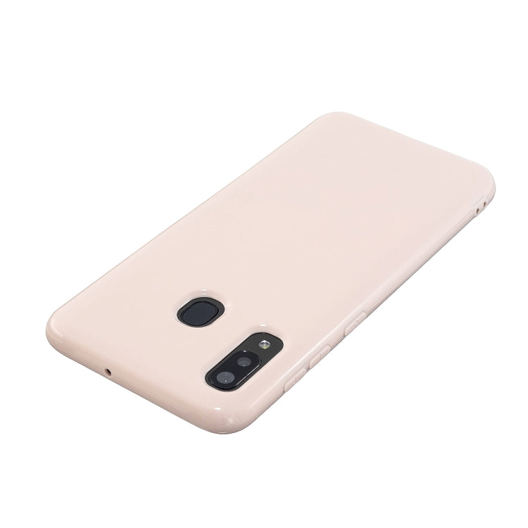 For Galaxy A20s 2.0mm Thick TPU Candy Color Protective Case