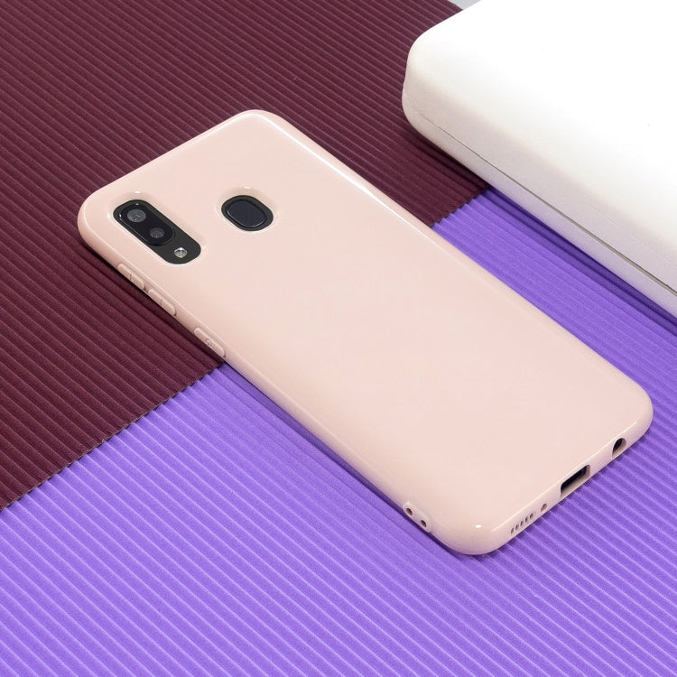For Galaxy A20s 2.0mm Thick TPU Candy Color Protective Case