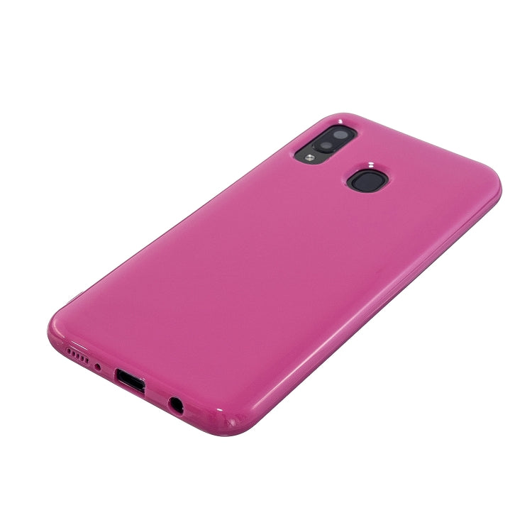For Galaxy A20s 2.0mm Thick TPU Candy Color Protective Case