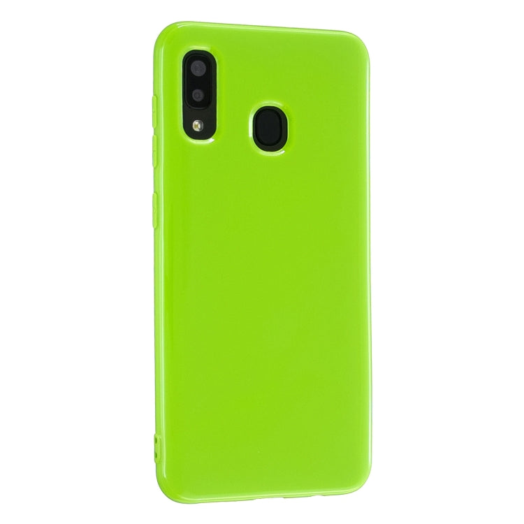 For Galaxy A20s 2.0mm Thick TPU Candy Color Protective Case