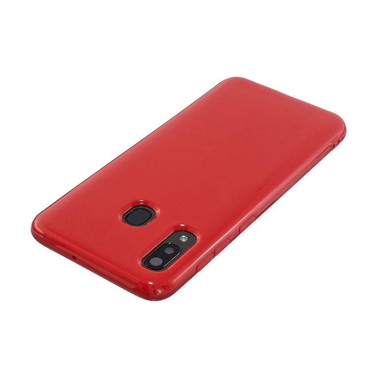 For Galaxy A20s 2.0mm Thick TPU Candy Color Protective Case