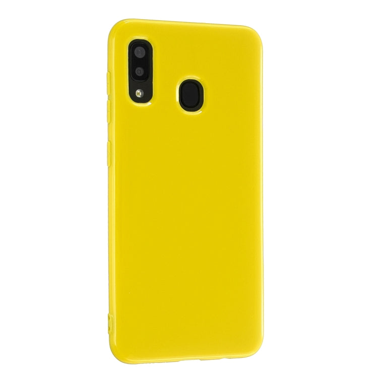For Galaxy A20s 2.0mm Thick TPU Candy Color Protective Case