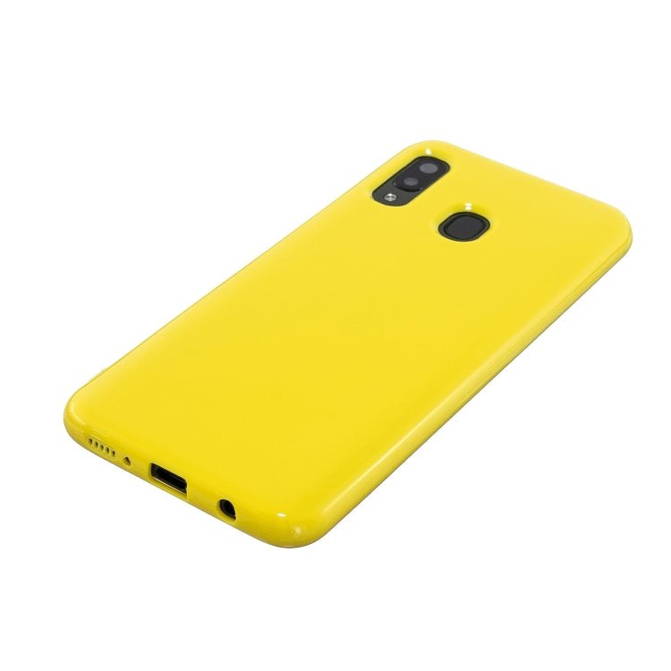 For Galaxy A20s 2.0mm Thick TPU Candy Color Protective Case