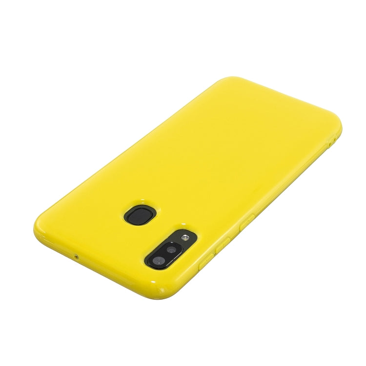 For Galaxy A20s 2.0mm Thick TPU Candy Color Protective Case
