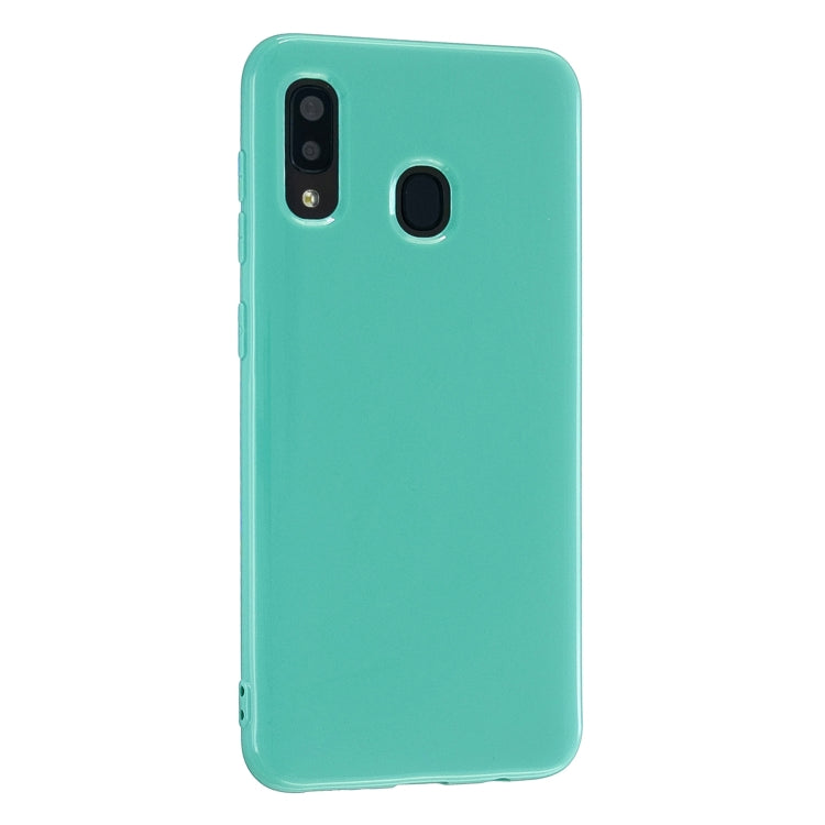 For Galaxy A30 / A20 2.0mm Thick TPU Candy Color Protective Case