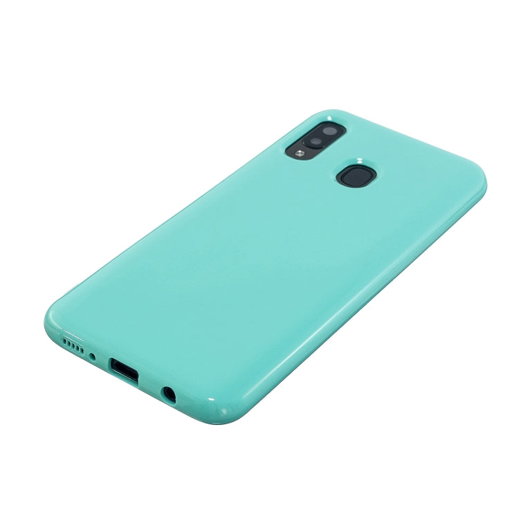 For Galaxy A30 / A20 2.0mm Thick TPU Candy Color Protective Case