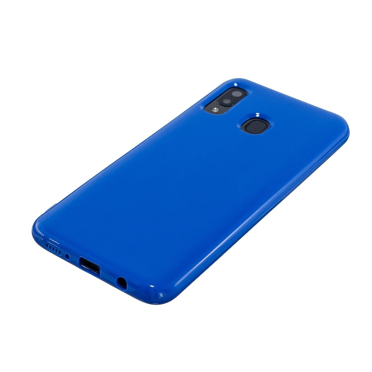 For Galaxy A30 / A20 2.0mm Thick TPU Candy Color Protective Case