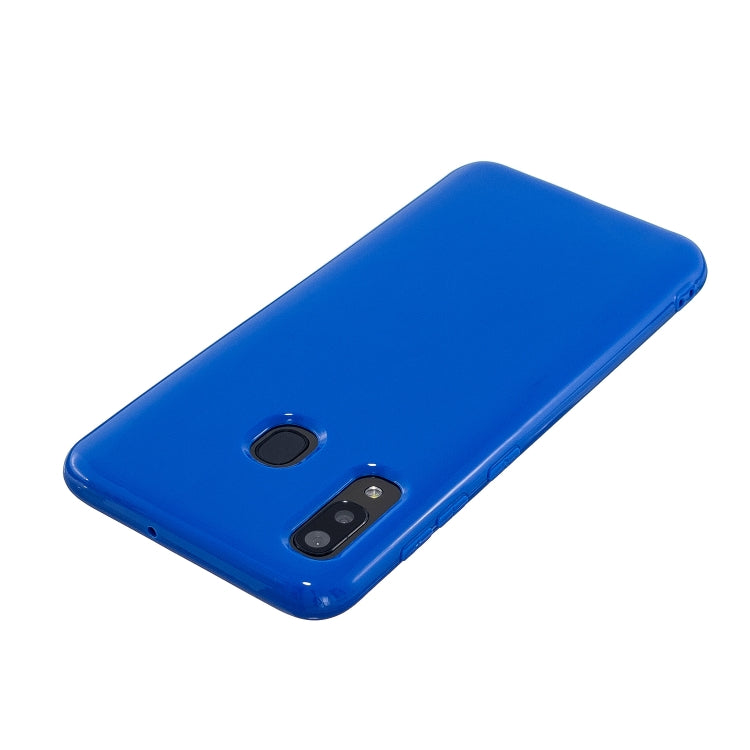 For Galaxy A30 / A20 2.0mm Thick TPU Candy Color Protective Case