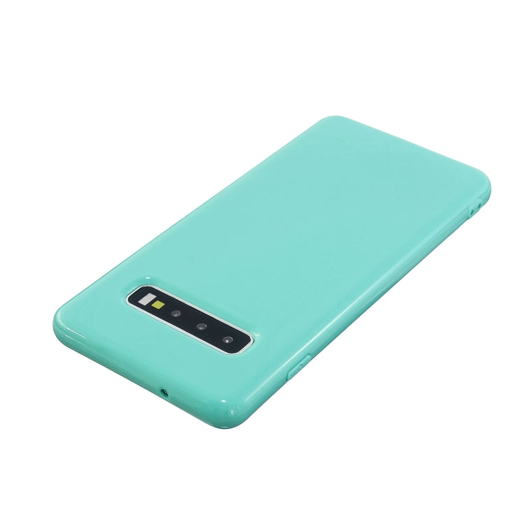 For Galaxy S10 2.0mm Thick TPU Candy Color Protective Case