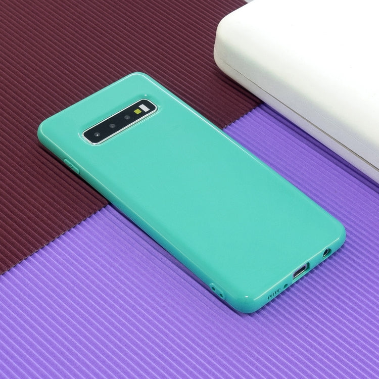 For Galaxy S10 2.0mm Thick TPU Candy Color Protective Case