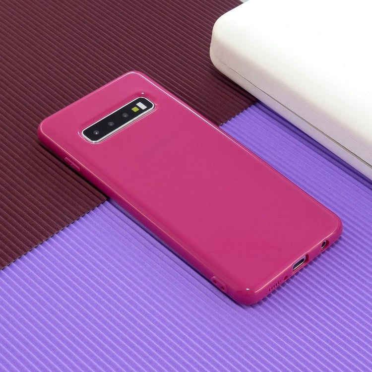 For Galaxy S10 Plus 2.0mm Thick TPU Candy Color Protective Case