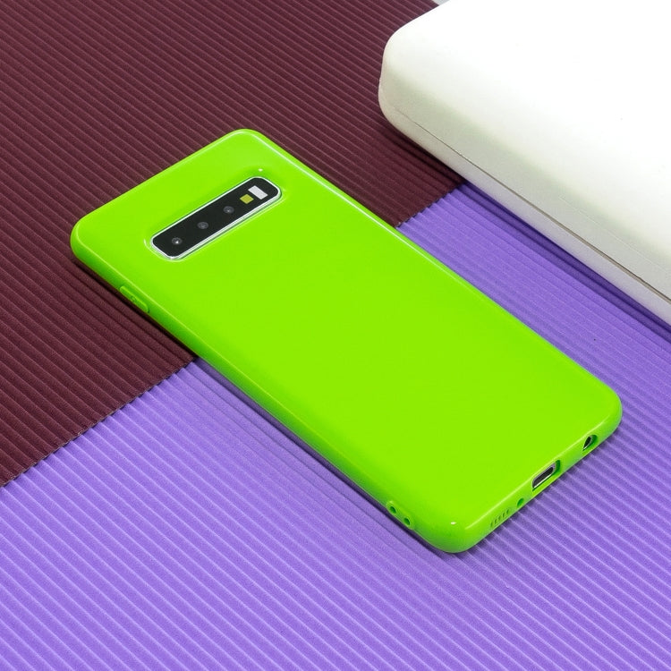 For Galaxy S10 Plus 2.0mm Thick TPU Candy Color Protective Case